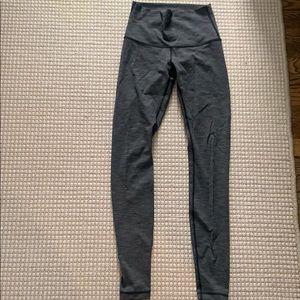 Lulu lemon leggings; size 6 high waisted